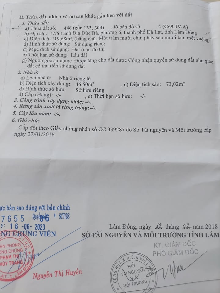 Nhà riêng đường Mai Hắc Đế, P. Cam Ly, Đà Lạt 120m² giá 12.5 tỷ - Đầu tư sinh lời ổn định!