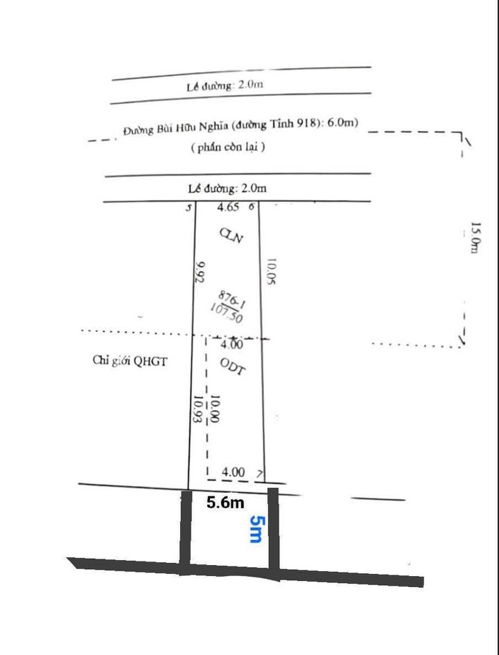 Nhà cấp 4 Bùi Hữu Nghĩa, Long Tuyền, Bình Thủy 110m² giá 1.75 tỷ - Mặt tiền thuận lợi!