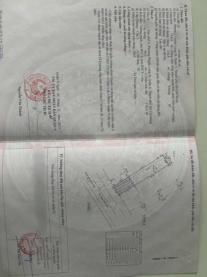 Nhà mặt tiền Tăng Nhơn Phú, Quận 9, 156m² giá 18 tỷ - Đầu tư sinh lời ngay!