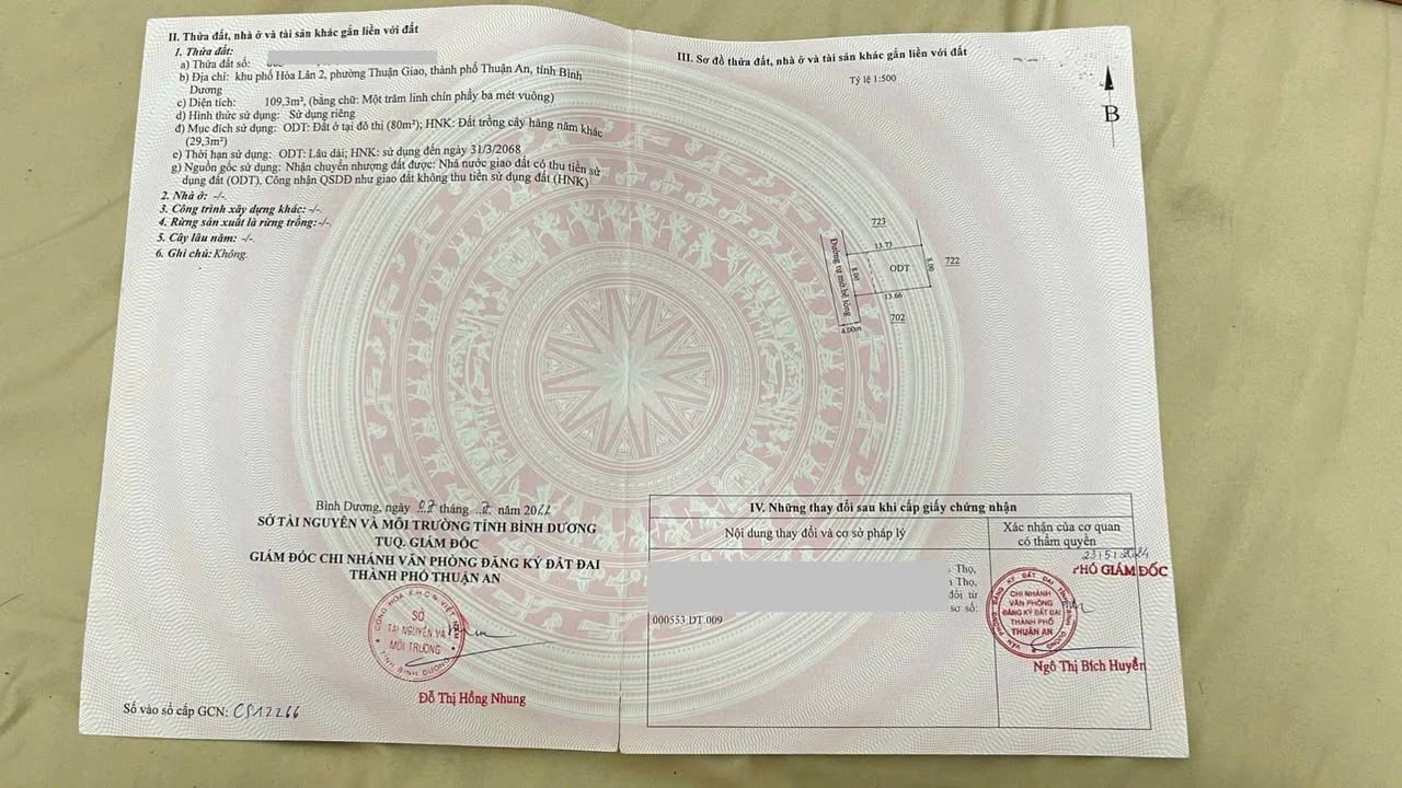 Nhà riêng Hòa Lân 2, Thuận An 109m² giá 3.2 tỷ - Cơ hội đầu tư sinh lời!