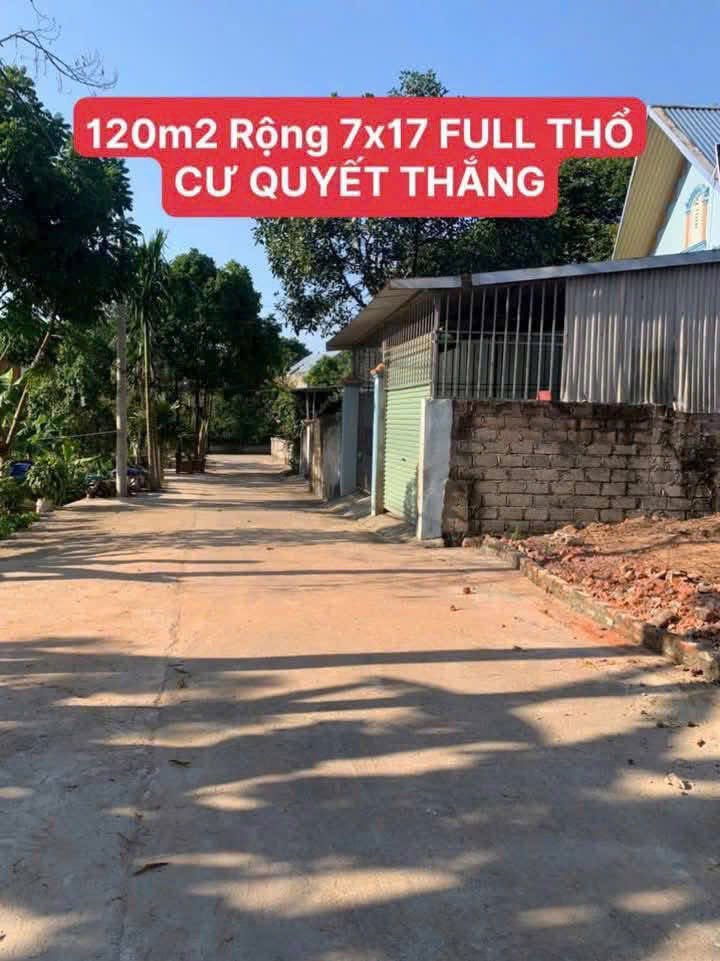 Đất thổ cư 120m² tại Phường Quyết Thắng - Đầu tư sinh lời ngay!