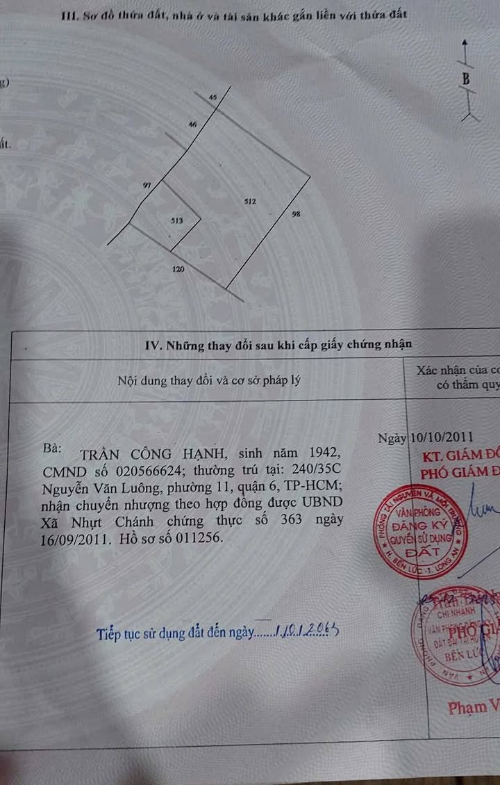 Đất lúa Nhựt Chánh, Bến Lức 2000m² giá 1 tỷ - Tiềm năng phát triển cao!