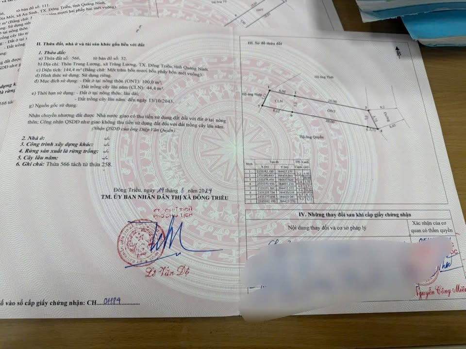 Đất nền 144m² tại Trung Lương - Bình Khê chỉ 400 triệu - Đường rộng 8m, giá tốt!