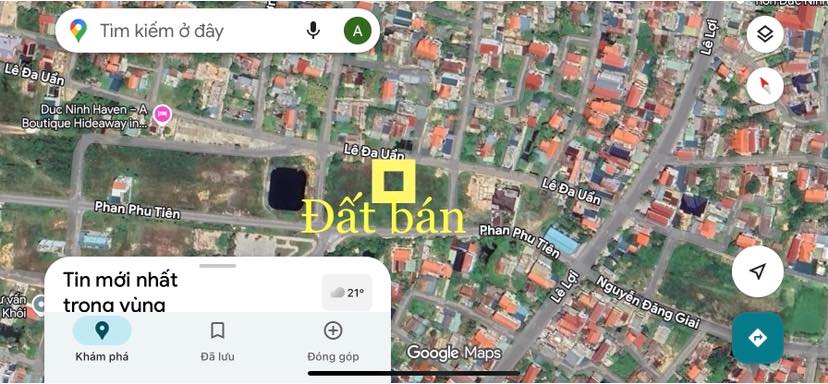 Đất mặt tiền Lê Đa Uẩn Đồng Hới 225m² chỉ 2.2 tỷ - Đầu tư sinh lời ngay!