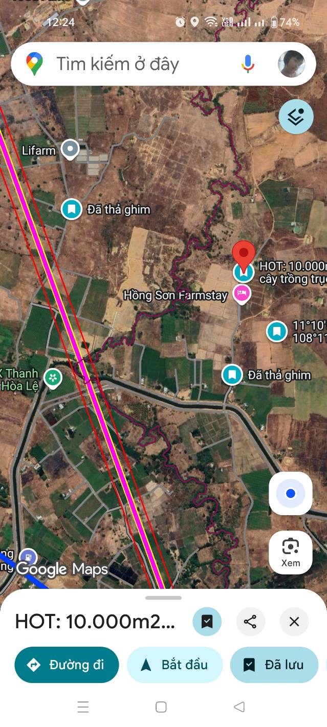 Đất nền Hồng Liêm, Hàm Thuận Bắc 10.000m² giá chỉ 990 triệu - Cơ hội đầu tư hấp dẫn!