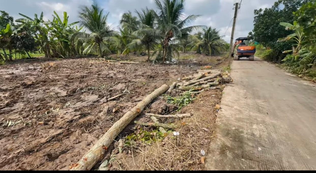 Đất vườn 2000m² tại xã Vĩnh Công, Châu Thành, Long An - Giá chỉ 1.75 tỷ!