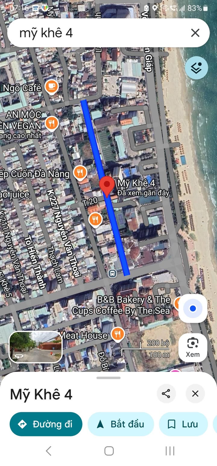 Đất nền đường Mỹ Khê 4, Q.Sơn Trà, 840m² giá 117.6 tỷ - Vị trí đắc địa đầu tư!