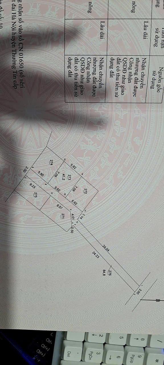 Bán lô đất Tự Nhiên Thường Tín 41.2m² giá 1.8 tỷ - Đường ô tô thuận tiện!