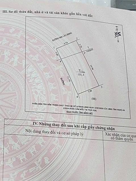 Lô góc mặt đường Mai Lão Bạng, Nghi Phú 101m² giá chỉ 6 tỷ - Đầu tư sinh lời ngay!