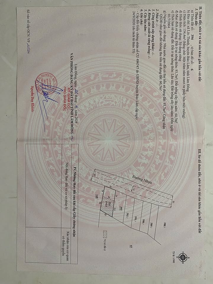 Đất mặt tiền đường Chi Lăng, Lộc Thành 154m² giá 850 triệu - Cơ hội đầu tư sinh lời!