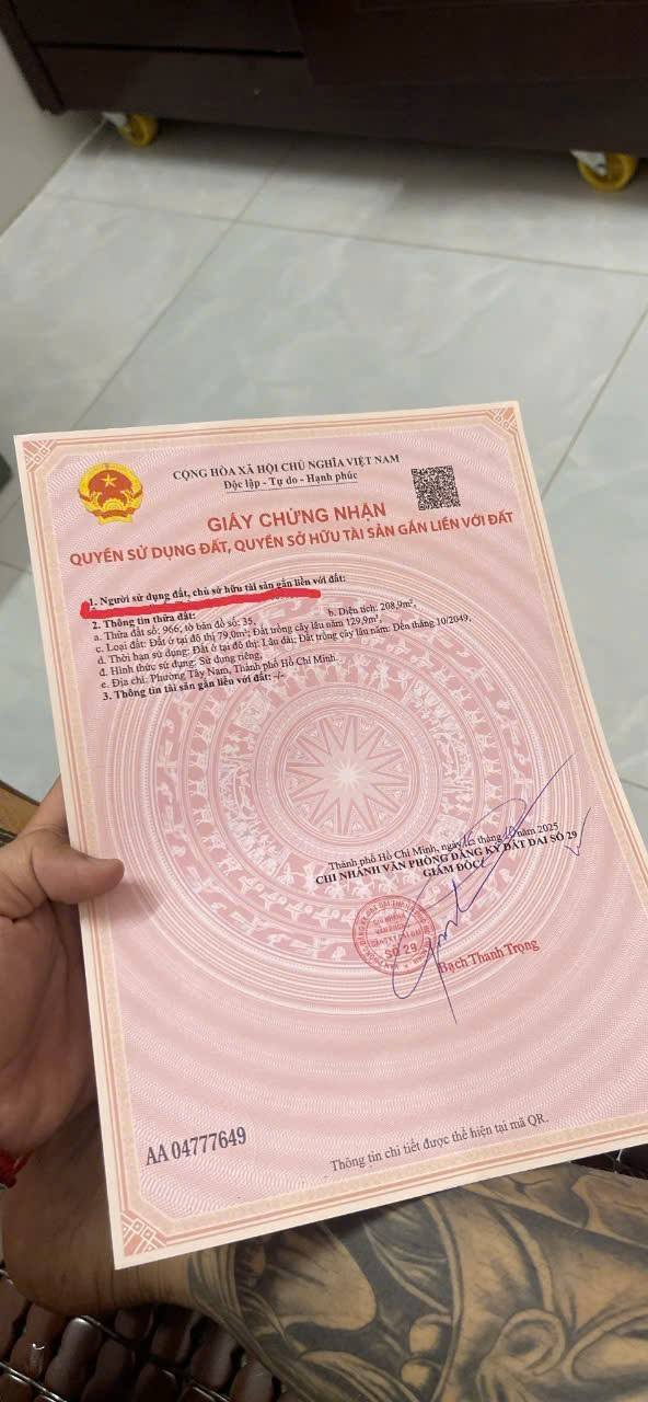 Đất nền An Tây Bến Cát 210m² giá 1.45 tỷ - Mặt tiền đường nhựa thuận lợi!