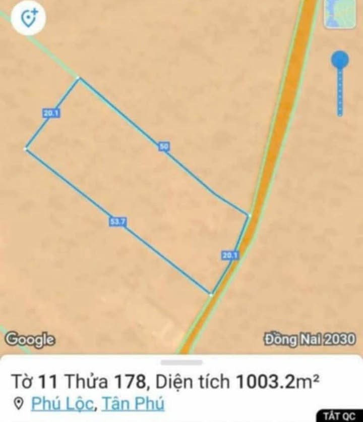 Đất nền Phú Lộc, Tân Phú 1000m² giá 500 triệu - Sổ đỏ chính chủ!