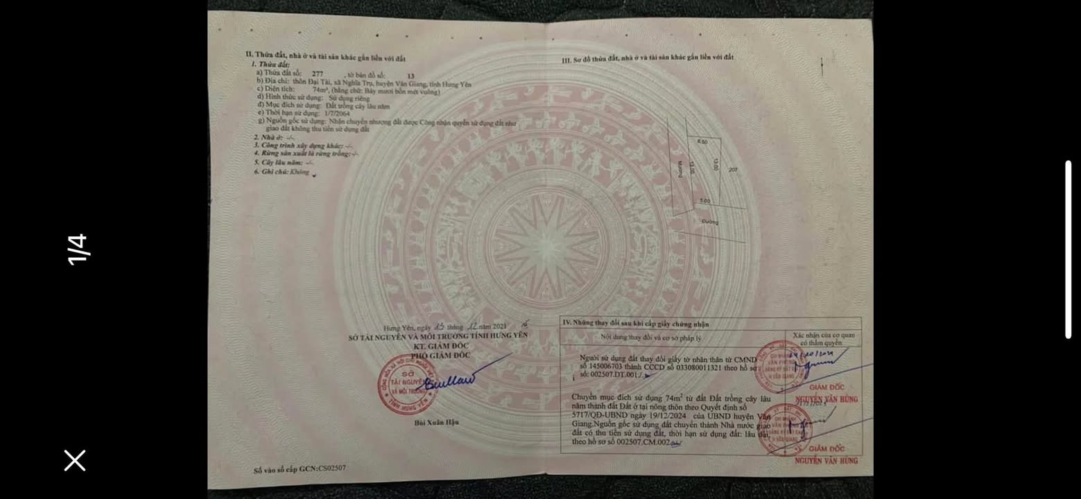 Đất nền lô góc Nghĩa Trụ - Văn Giang 74m² giá thỏa thuận - Đầu tư sinh lời tiềm năng!