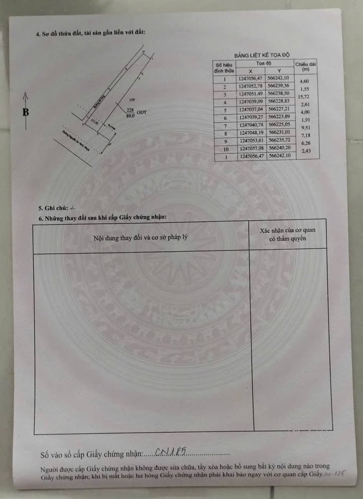 Đất ở đô thị Dầu Tiếng 89m² giá 1 tỷ - Đường Nguyễn An Ninh, gần chợ