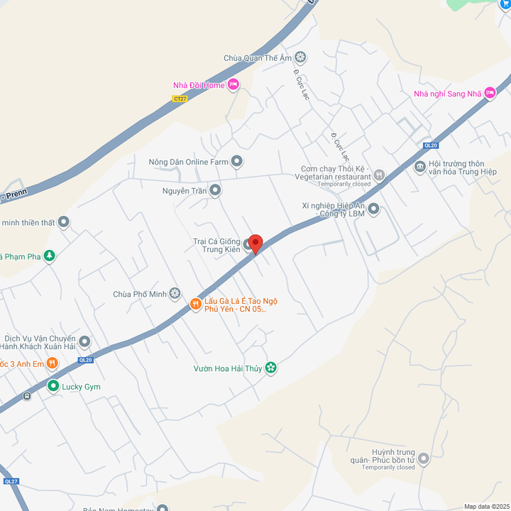 Đất mặt tiền Quốc Lộ 20 xã Hiệp Thạnh 206m² giá 4.8 tỷ - Cơ hội vàng cho nhà đầu tư!