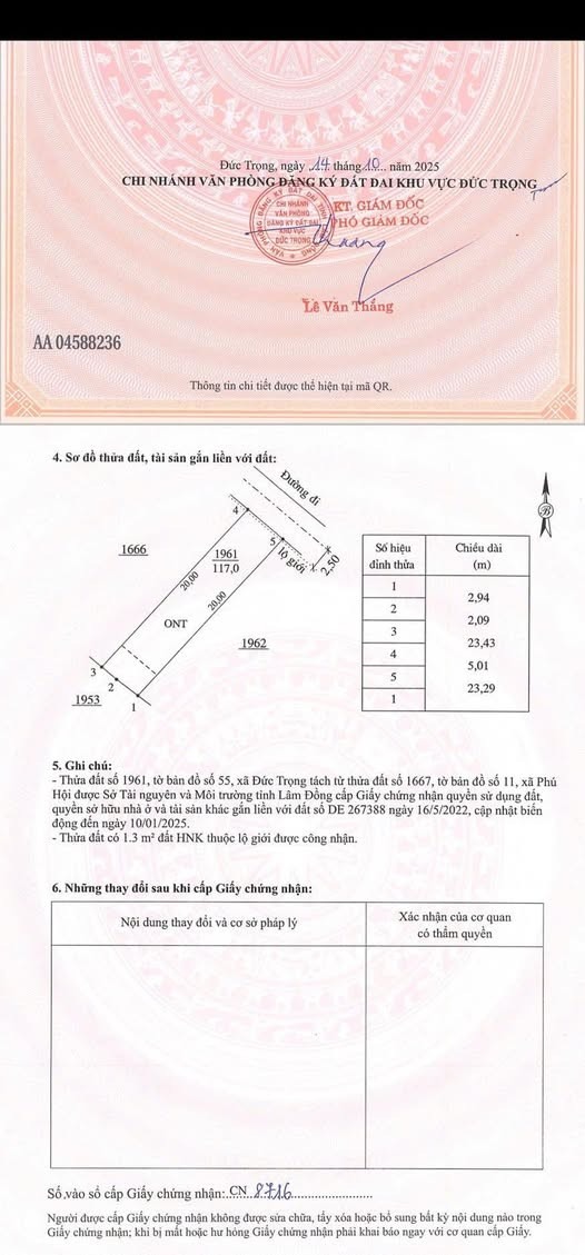 Đất nền Đức Trọng 115m² giá 1.3 tỷ - Cơ hội đầu tư tuyệt vời!