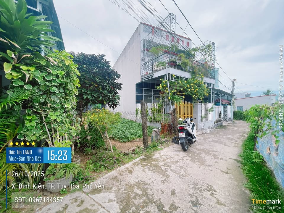 Đất nền phường Bình Kiến, Tuy Hòa 88m² giá 1 tỷ - Hẻm ô tô thuận lợi!