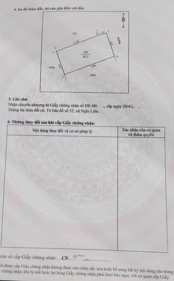FrontHouse đường Lê Nin, Vinh Hưng 82.3m² giá 3.4 tỷ - Sổ đỏ chính chủ, xây dựng tự do!