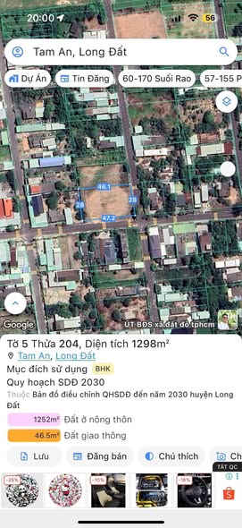 Đất nền mặt tiền đường Nhựa Số 12, xã Long Điền, 139m² giá 1.35 tỷ - Cơ hội đầu tư hấp dẫn!