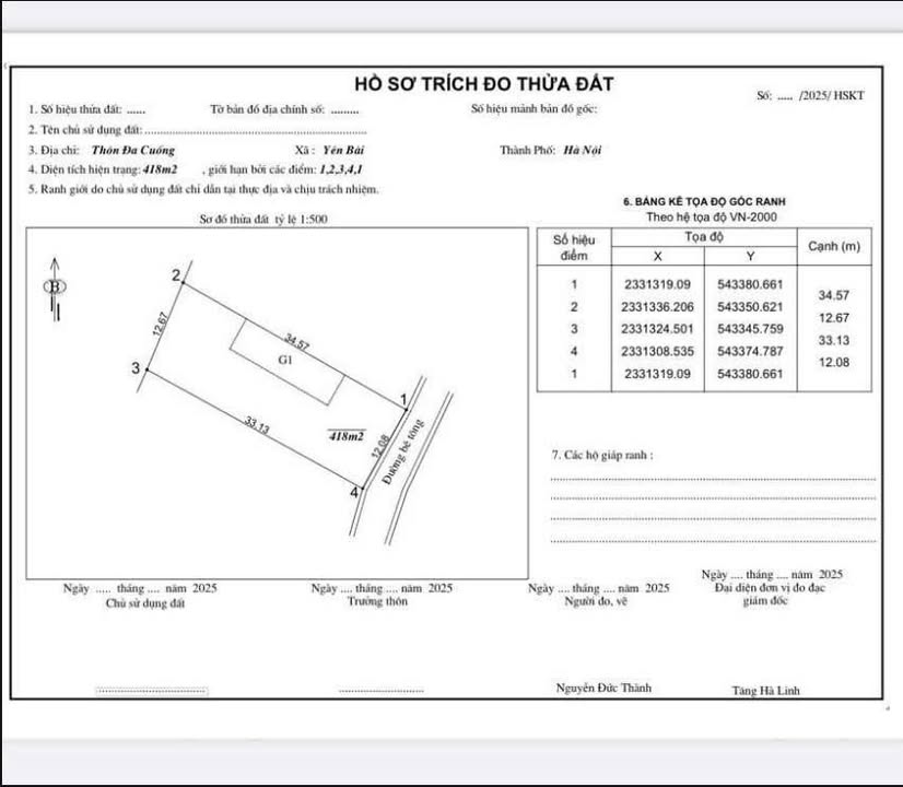 Đất nền Yên Bài, Ba Vì 400m² giá 3.4 tỷ - Đầu tư sinh lời ngay!