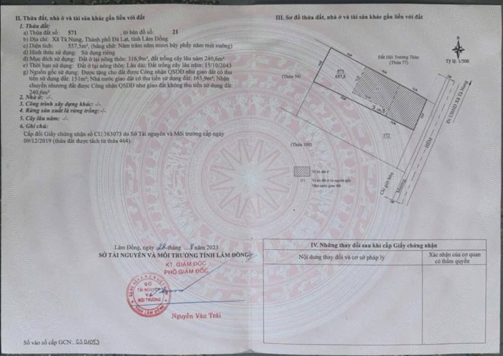 Đất Tà Nung Đà Lạt 557,5m² giá 4 tỷ - Cơ hội đầu tư tuyệt vời!