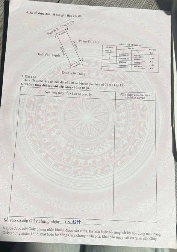 Đất Lập Lễ - Thủy Nguyên 70m² giá 9xx - Địa điểm lý tưởng để an cư!