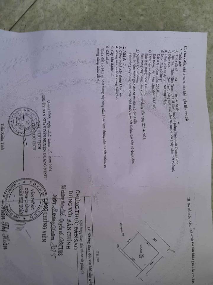 Đất 2 mặt tiền biển Hải Ninh 265m² giá chỉ 1 tỷ - Cơ hội đầu tư tuyệt vời!