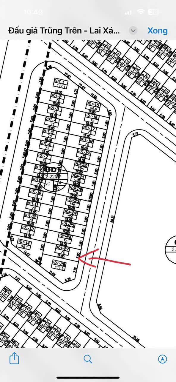 Đất đấu giá Trũng Lai Xá Kim Chung 75m² giá 1.2 tỷ - Đầu tư sinh lời ngay!