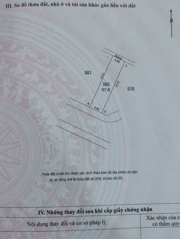 Đất dịch vụ Thăng Long 9, Lai Xá, Hoài Đức 67.6m² - Vị trí đẹp, đầu tư sinh lời!