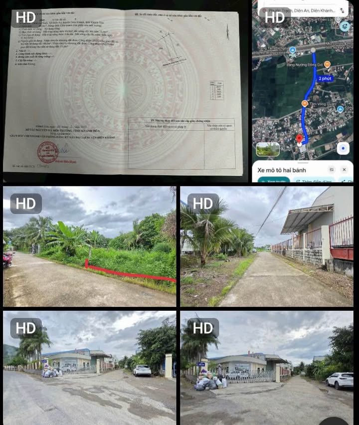 Đất nền mặt tiền đường Vạn An, Diên An 99.6m² giá 1.75 tỷ - Hướng Đông Nam mát mẻ!