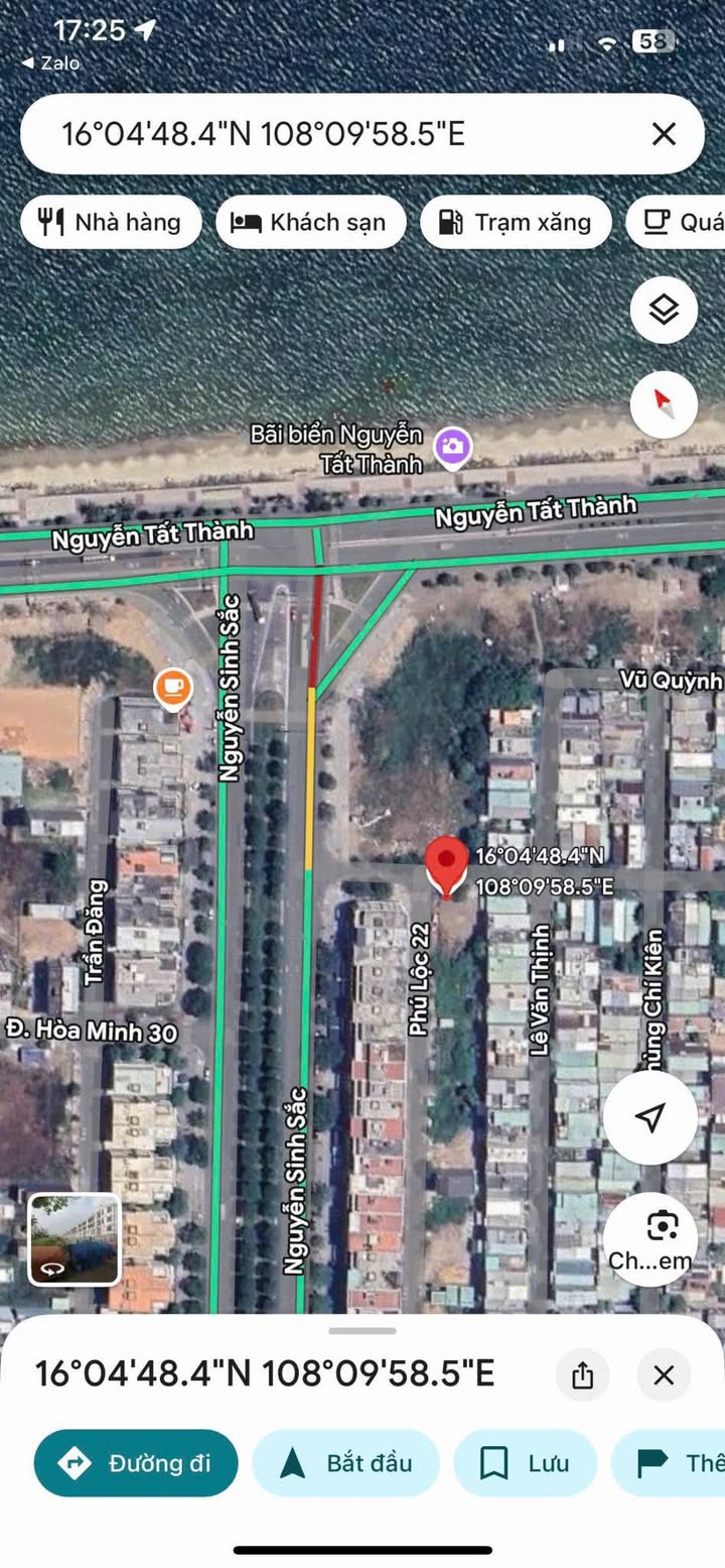 FrontHouse 216m² Đường Dũng Sỹ Thanh Khê - Vị trí 2 mặt tiền chỉ 100m đến biển!