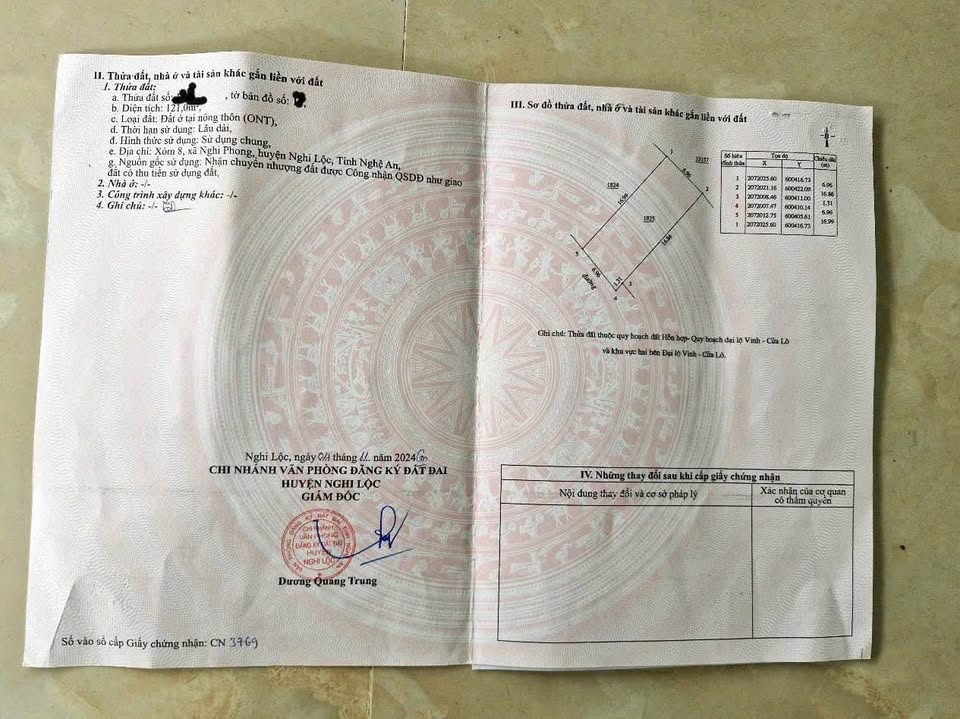 Đất nền Nghi Phong 121m² giá 3.8 tỷ - Đầu tư sinh lời ngay!