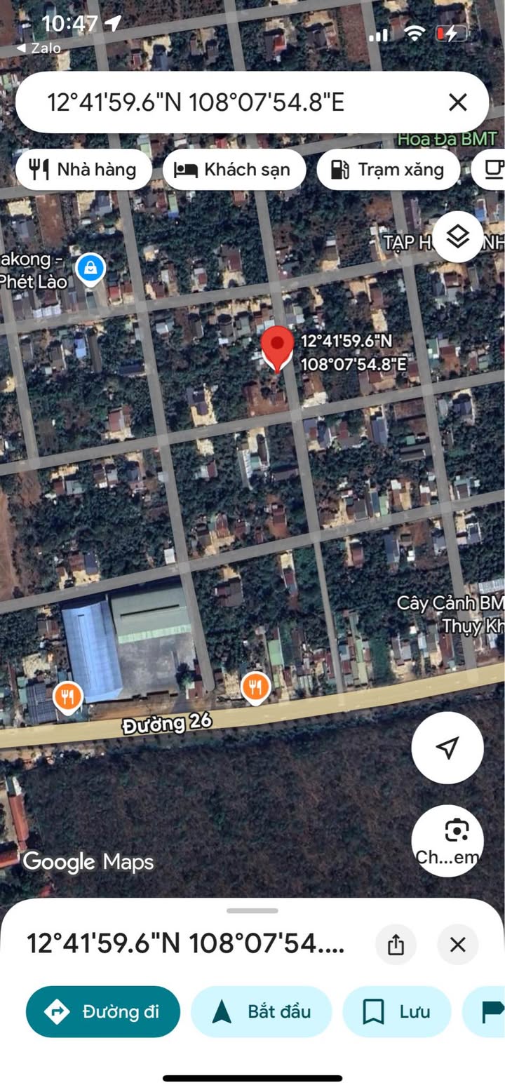 Đất nền hẻm cấp 1 QL26, Tân An, 250m² chỉ 1.35 tỷ - Cơ hội đầu tư tuyệt vời!