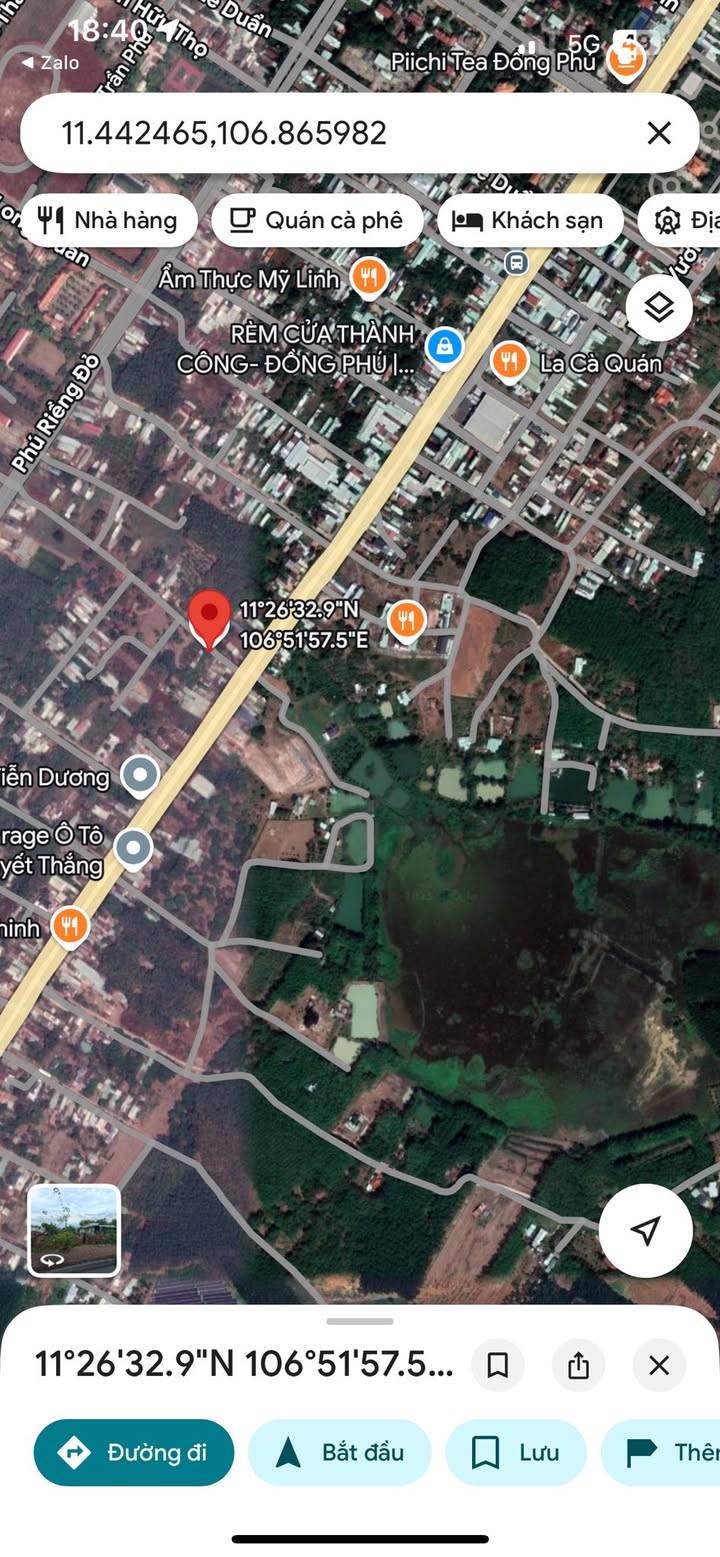 Đất mặt tiền đường Âu Cơ, thị trấn Tân Phú, 234m² giá 1.2 tỷ - Đầu tư sinh lời ngay!