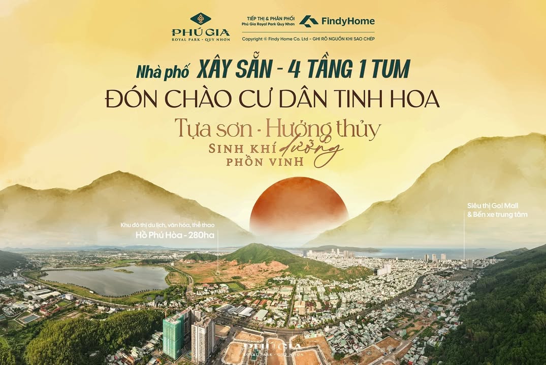 Shophouse Phú Gia Royal Park Quy Nhơn 70m² giá 5.4 tỷ - Đầu tư sinh lời ngay!