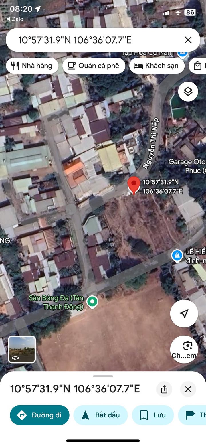 Đất thổ cư 151,5m² mặt tiền đường Nguyễn Thị Nếp, Củ Chi - Giá chỉ 2,5 tỷ!