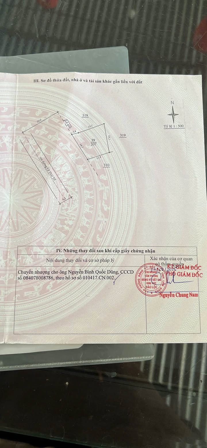 Bán mặt tiền Lý Thái Tổ Bảo Lộc 207m² - Thích hợp mở quán ăn chay!