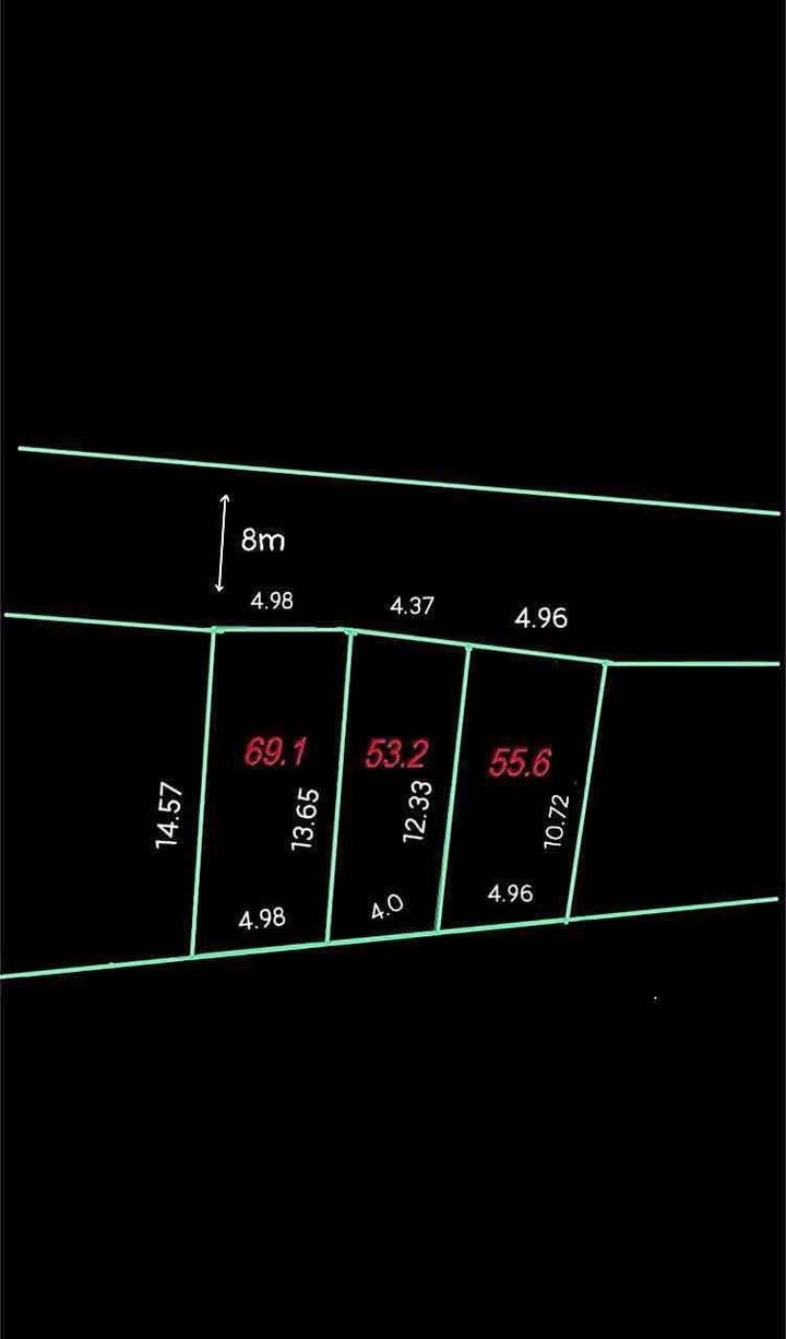Đất nền Ninh Xá - 55.6m² chỉ 2.6 tỷ - Cơ hội đầu tư tuyệt vời!
