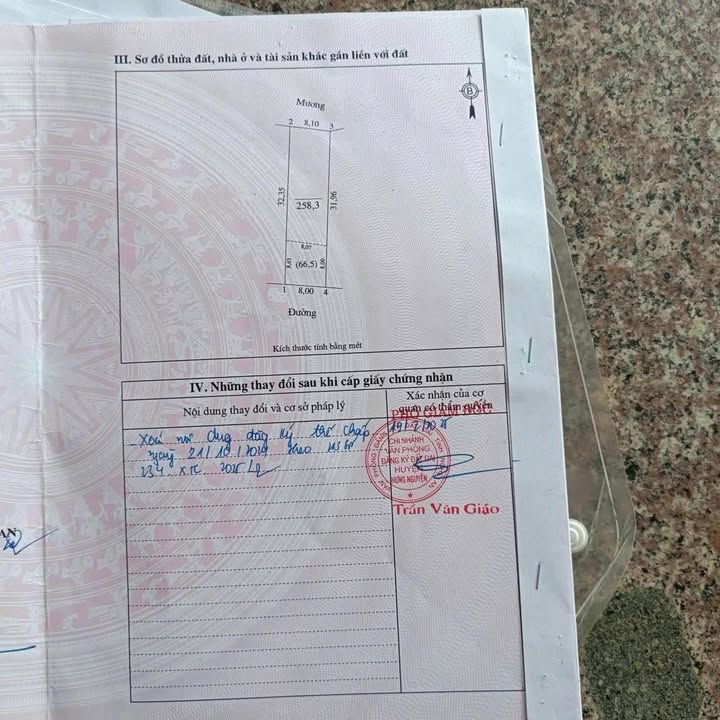 Đất nền Hưng Đạo, Hưng Nguyên 258m² giá 4 tỷ - Đầu tư sinh lời cao!