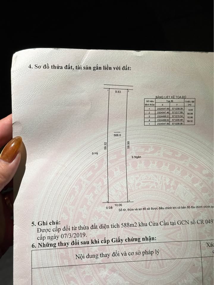 Đất vườn 588m² tại Song Phương, Hoài Đức - Đầu tư sinh lời ngay!