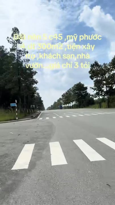 Đất nền 300m² đường Vành Đai 4, Bến Cát - Giá 3.15 tỷ, sổ đỏ chính chủ!