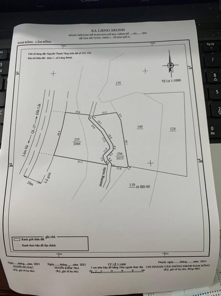 Đất nền xã Liêng Saron, huyện Đam Rông, Lâm Đồng 8000m² giá 3.45 tỷ - Đầu tư sinh lời ngay!