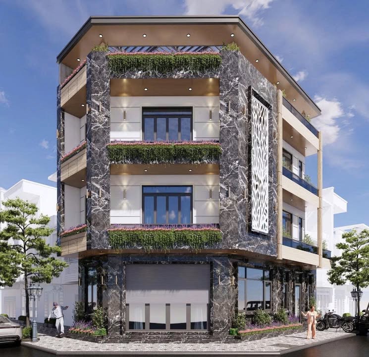 Nhà 2 Mặt Tiền KDC An Phú, Thuận An 93.3m² giá 8.5 tỷ - Thiết kế hiện đại, đầy đủ nội thất!