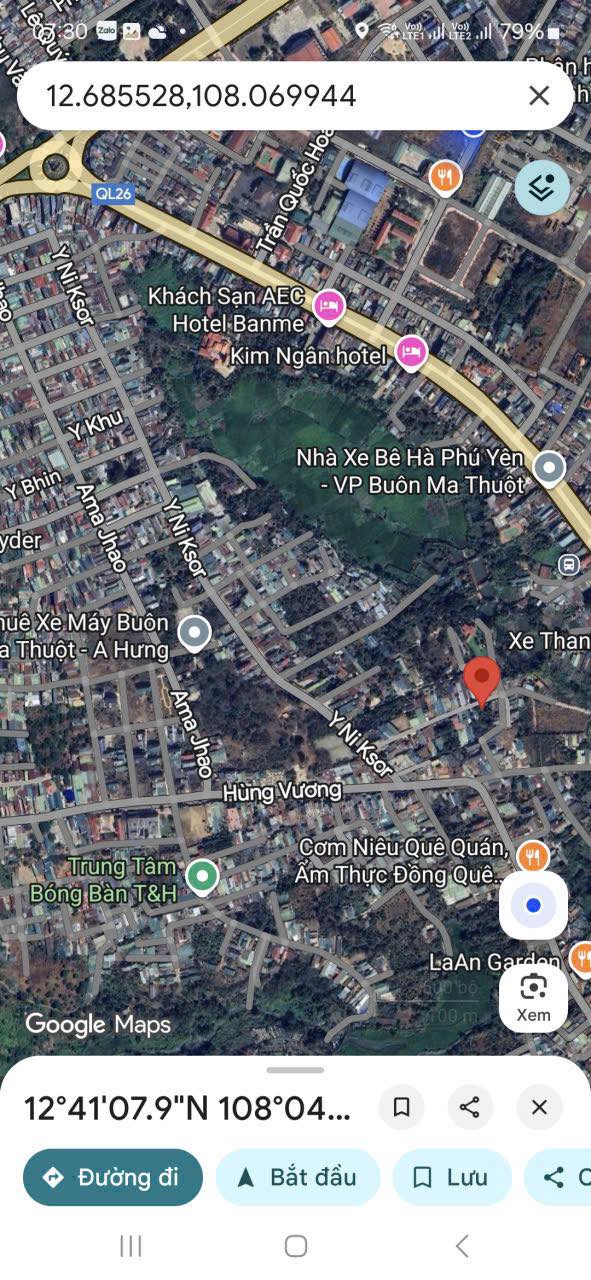 Đất hẻm Y Ni Ksor Buôn Ma Thuột 110m² giá 2.45 tỷ - Vị trí trung tâm thuận lợi!