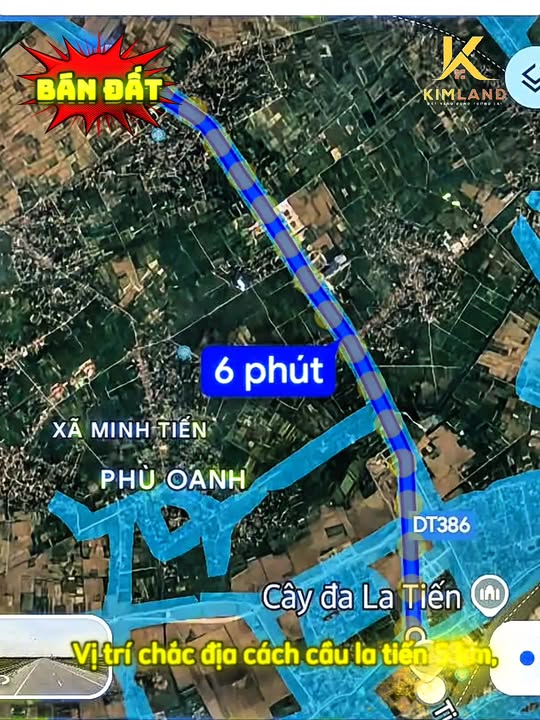 Đất nền xã Tiên Tiến, huyện Phù Cừ, Hưng Yên 100m² giá 1 tỷ - Tiềm năng đầu tư cao!