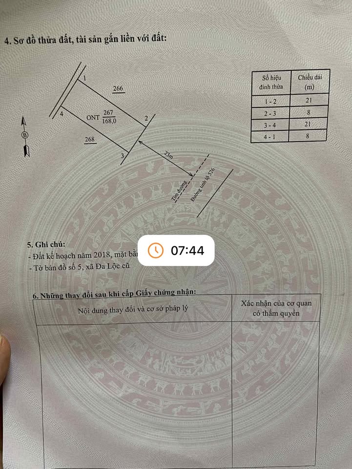 Đất nền Đa Lộc, Hậu Lộc 168m² giá thỏa thuận - Hướng Đông, vị trí đắc địa!