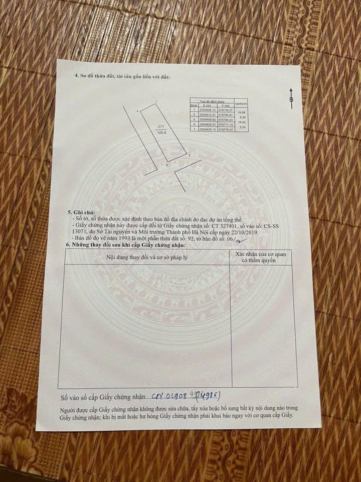 Đất nền lô góc 106m² Minh Phú Sóc Sơn - Giá siêu rẻ cho nhà đầu tư!