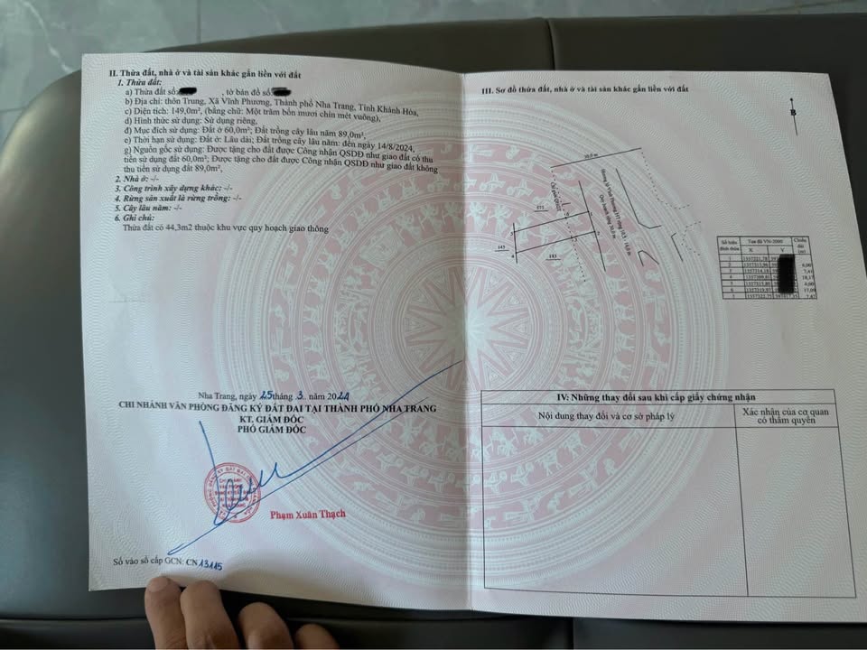 Đất Mặt Tiền Hương Lộ Vĩnh Phương 149m² giá 3.2 tỷ - Tiềm năng kinh doanh lớn!