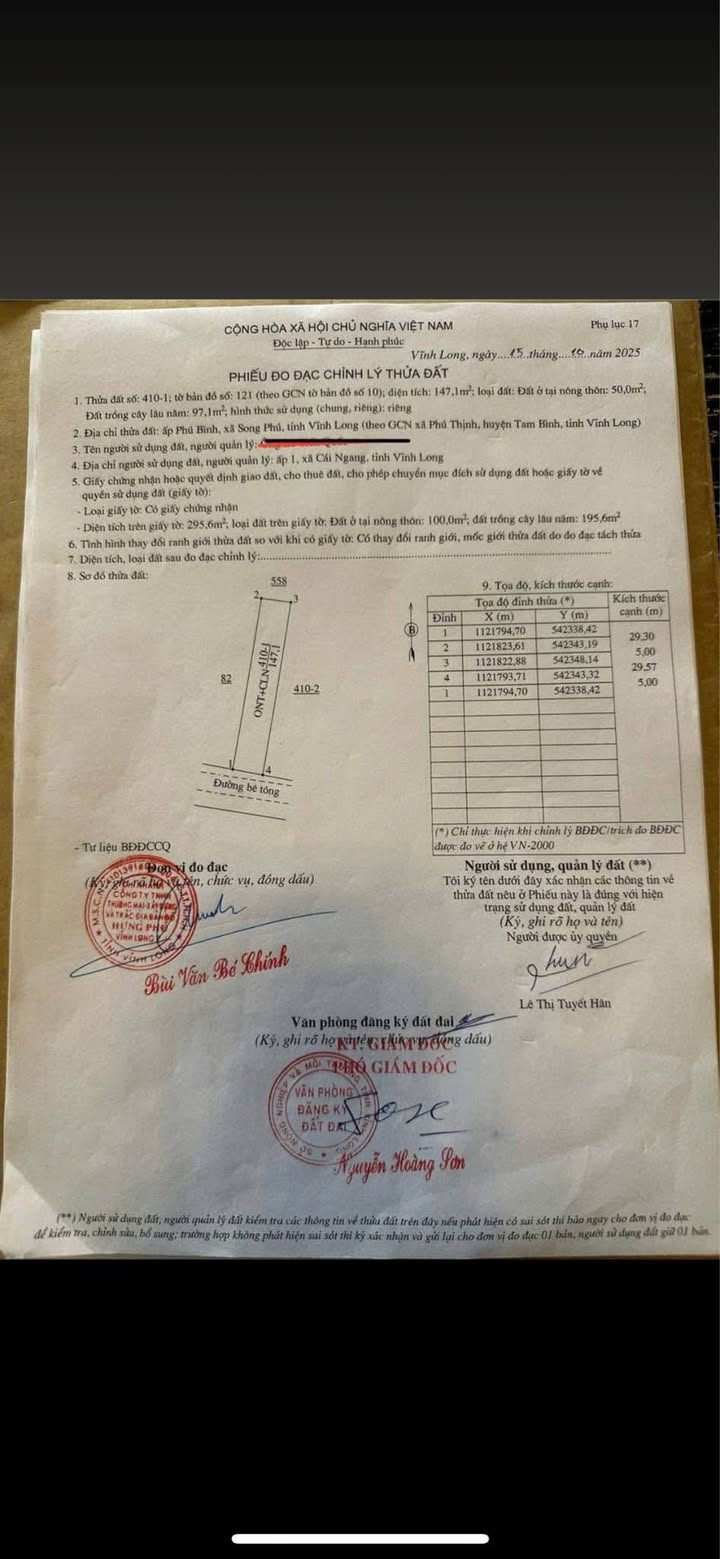 Đất nền 150m² xã Song Phú - Giá chỉ 290 triệu, đầu tư sinh lời ngay!