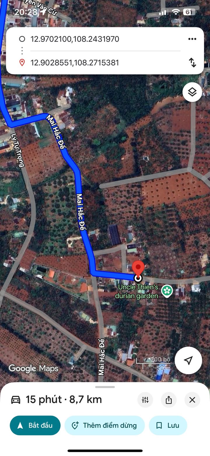 Đất nền hẻm Mai Hắc Đế, Buôn Hồ 282m² giá 970 triệu - Cơ hội đầu tư hấp dẫn!